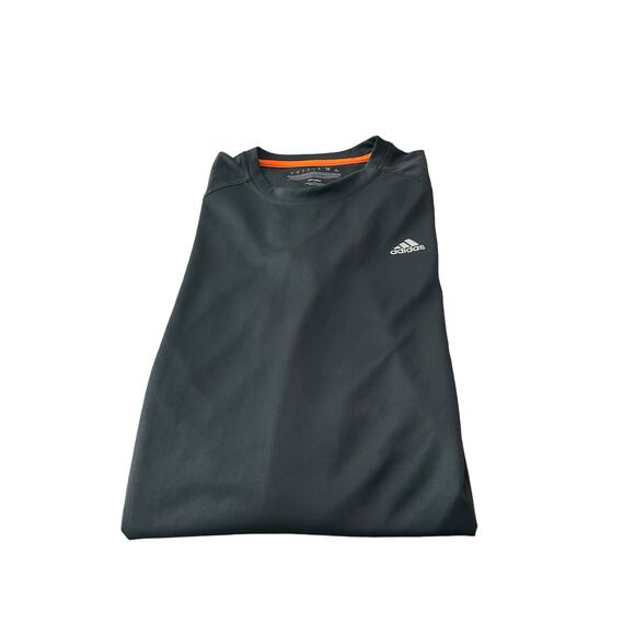 ADIDAS CLIMALITE SHORT SLEEVE T-SHIRT, WOMENS, L, SMOKEY GREY, ACTIVEWEAR - Picture 7 of 12